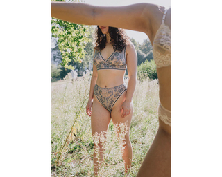 Blue Amber Bralette