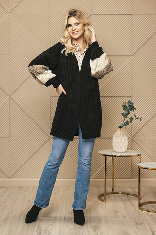 Relaxed Knit Cardigan with Long Sleeves | Spago Fall Collection
