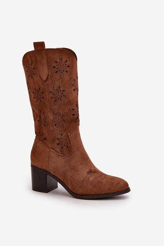 Open-Work Boots | Spago Fashion