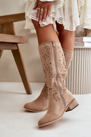  Open-work Boots model 199133 Step in style 