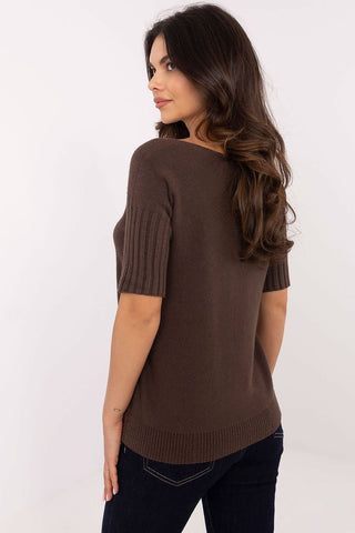 Short Sleeve Sweater | Spago Fashion