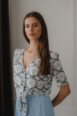 3/4 Sleeve Top | Spago Fashion