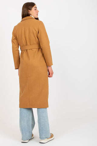 Elegant Tie-Waist Long Coat – Spago Fall Collection