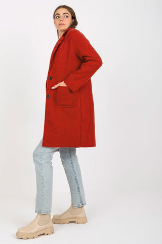 Classic Long Coat with Patch Pockets – Spago Fall Collection