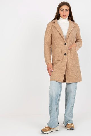 Classic Long Coat with Patch Pockets – Spago Fall Collection