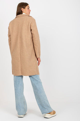 Classic Long Coat with Patch Pockets – Spago Fall Collection