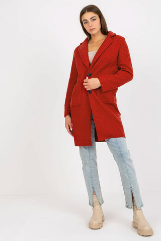 Classic Long Coat with Patch Pockets – Spago Fall Collection