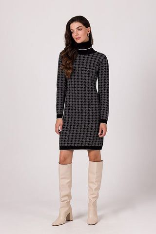 Elegant Knit Turtleneck Daydress – Spago Fall Collection